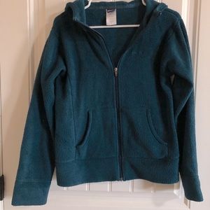 🏕 Patagonia zip up teal medium hoodie